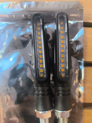 Intermitentes dinámico LED moto - 2uds