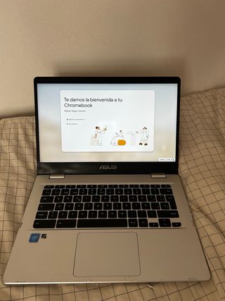 Chromebook Asus - Portátil plateado