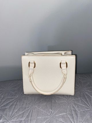 Bolso mini blanco roto
