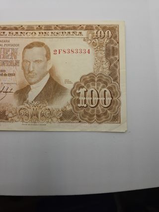 Billete 100 pesetas 1953