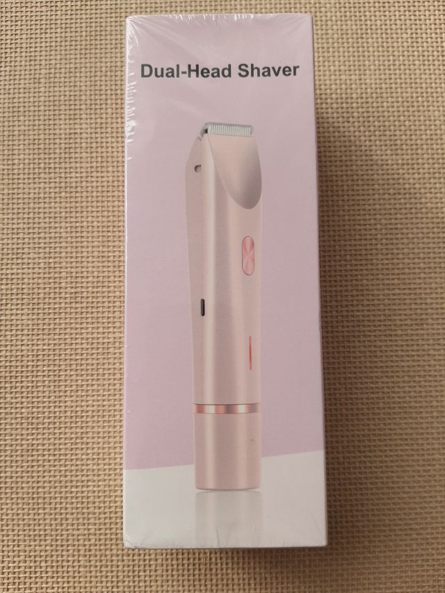 Afeitadora Dual-Head Rosa