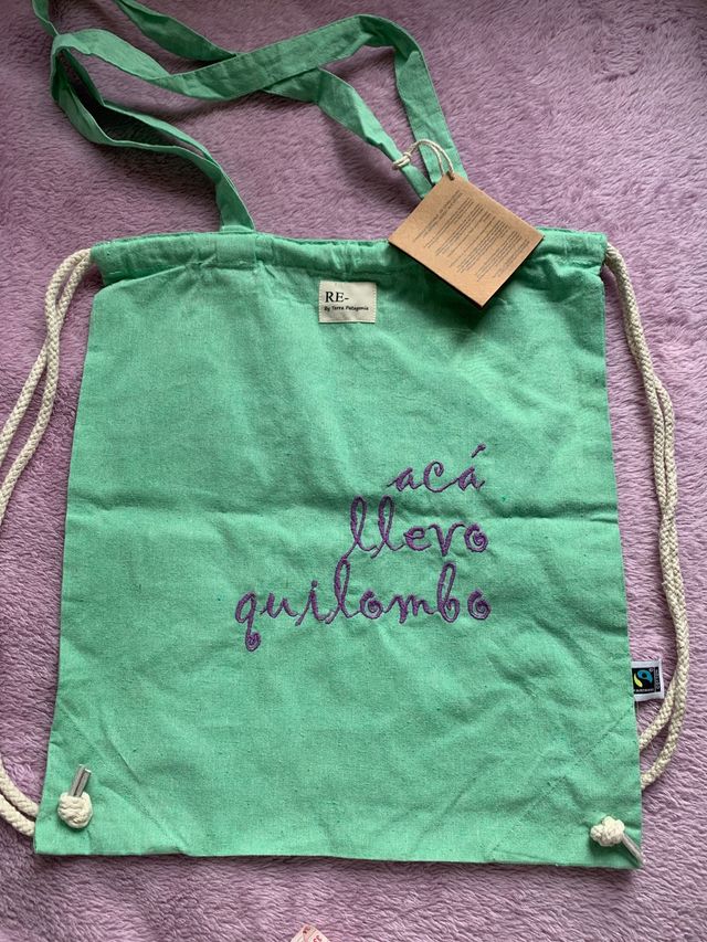 Borsa a tracolla 'here I have a quilombo'