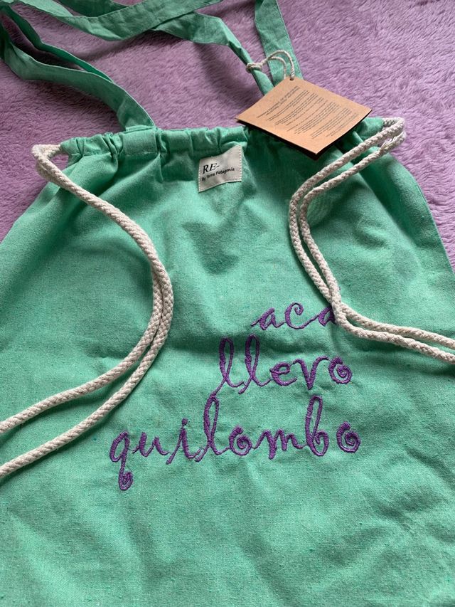 Borsa a tracolla 'here I have a quilombo'