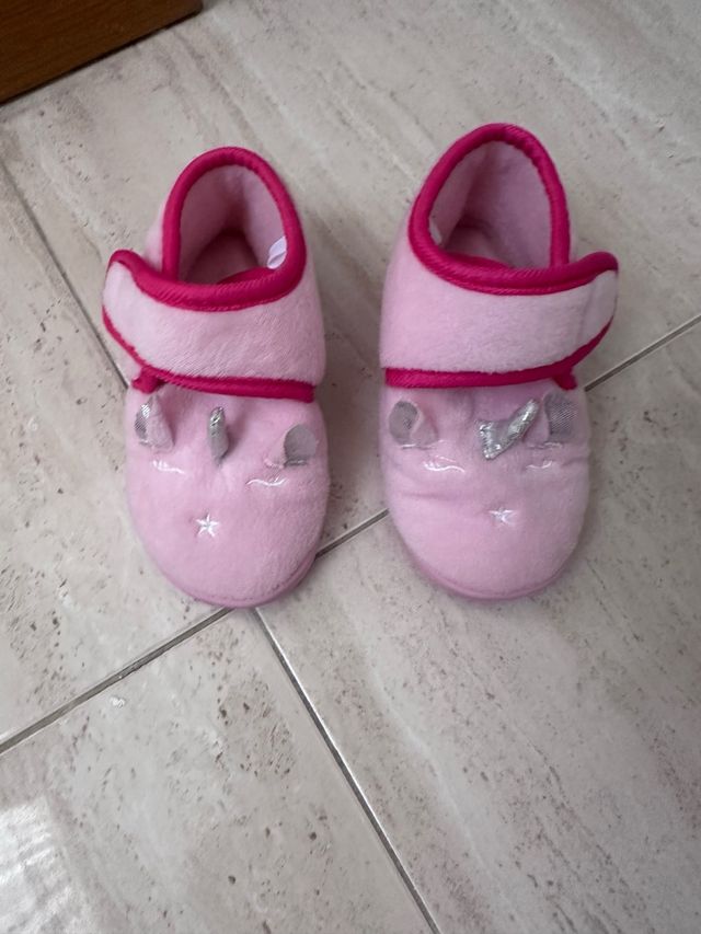 Zapatillas Unicornio Niña Rosa