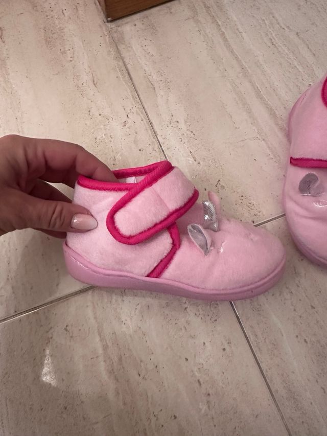 Zapatillas Unicornio Niña Rosa
