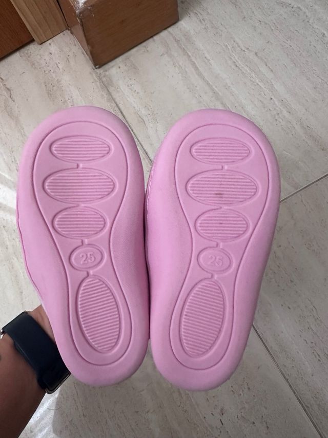 Zapatillas Unicornio Niña Rosa