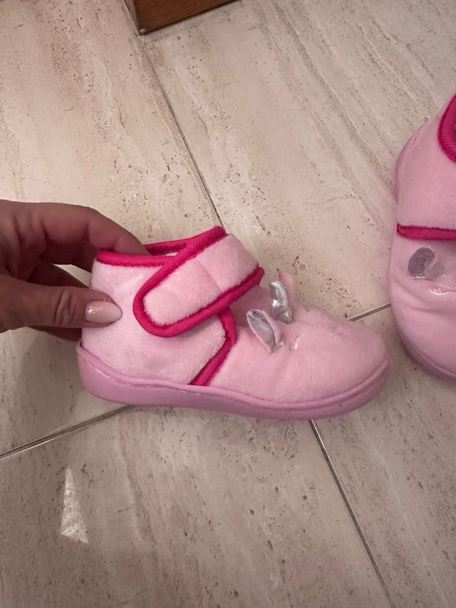 Zapatillas Unicornio Niña Rosa