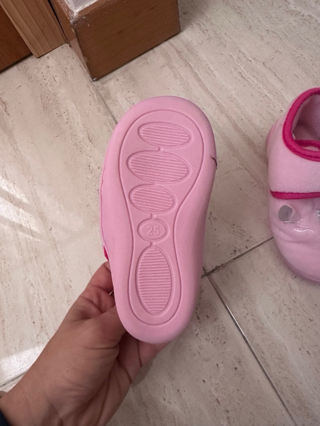 Zapatillas Unicornio Niña Rosa