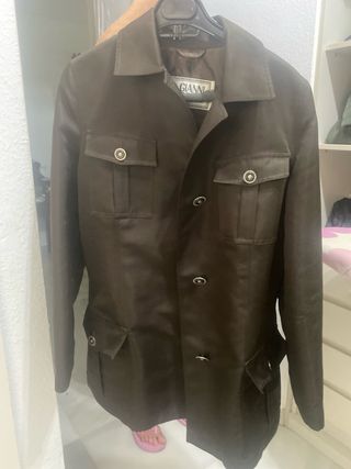 Chaqueta Gianni Versace marrón talla M/L
