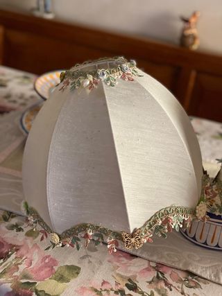 2 Paralumi Vintage con Merletto