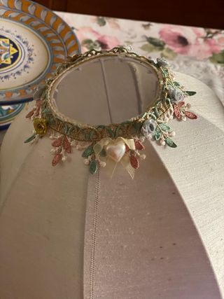 2 Paralumi Vintage con Merletto