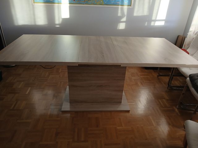 Mesa comedor extensible madera