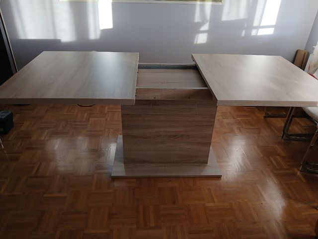 Mesa comedor extensible madera