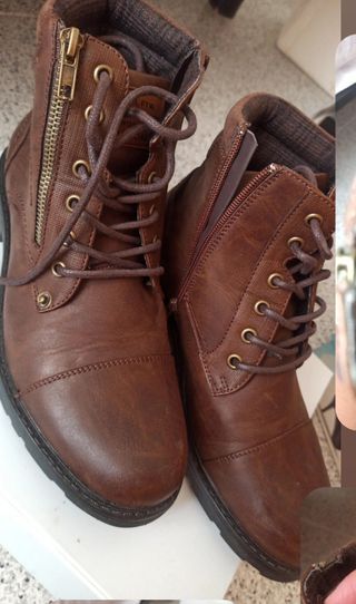 Botines Marrón Piel - Talla 40