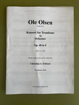 Concierto para trombón - Ole Olsen