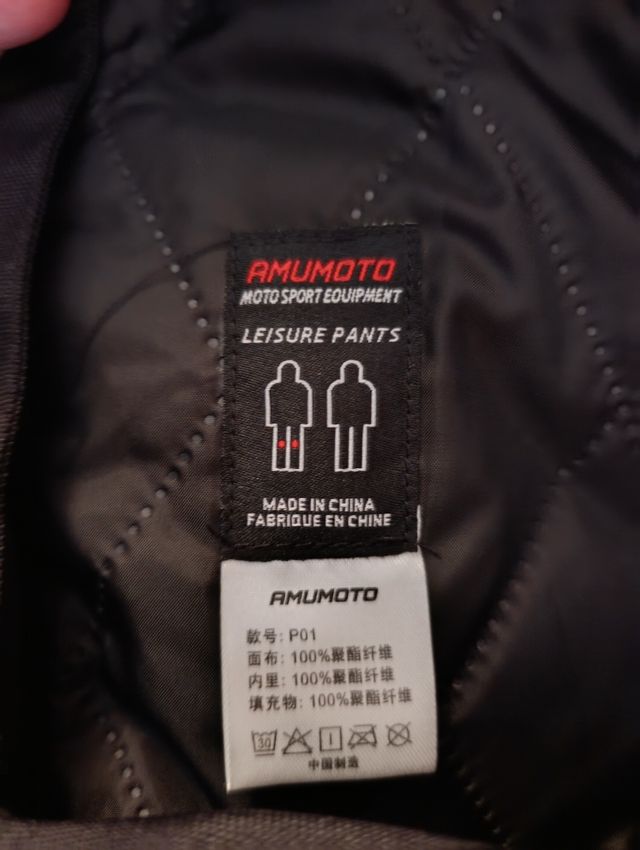 Pantalón moto hombre 2XL
Marca Amumoto