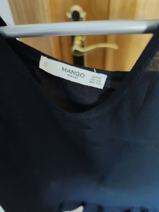 Blusa azul  oscuro Mango XS - Tirantes