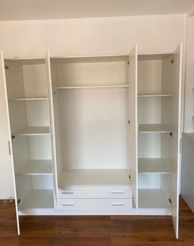 Armarios de 4 PUERTAS Blanco y Roble !! 200X200