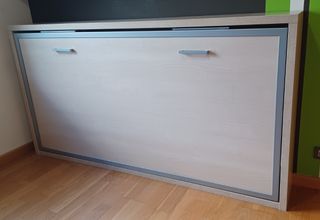 Cama abatible horizontal + colchón 90×190