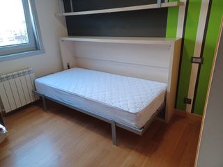 Cama abatible horizontal + colchón 90×190