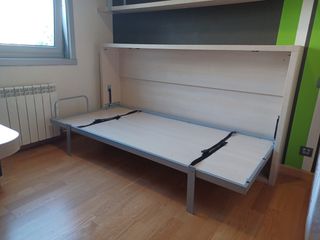 Cama abatible horizontal + colchón 90×190