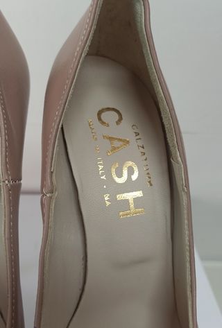 Espectaculares tacones plataforma beige 16 cm 