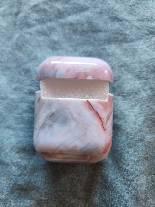 Funda AirPods 1&2 - Mármol Rosa
