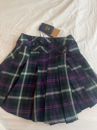 Falda plisada escocesa OVS Kids. Talla 5/6
