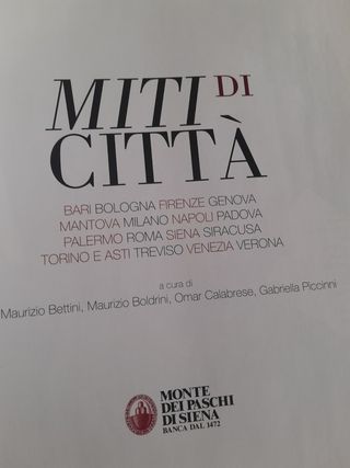 Miti di Città - Libro Arte