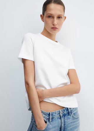 Camiseta blanca algodón 
