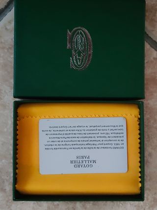 Porta carte Goyard - Marrone/Nero
