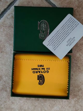 Porta carte Goyard - Marrone/Nero