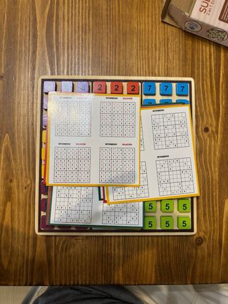 Juego de Sudoku de Madera