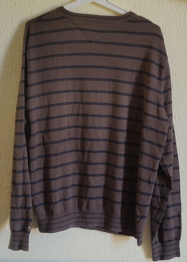 Jersey Tommy Hilfiger XL - Rayas Marrón