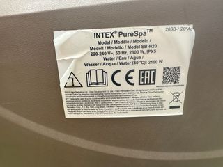 Motor de PureSpa INTEX jacuzzi + regalos