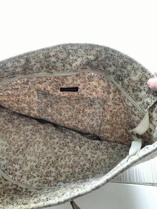 Capazo playa beige