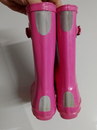 Botas Hunter niña rosa talla 30-32