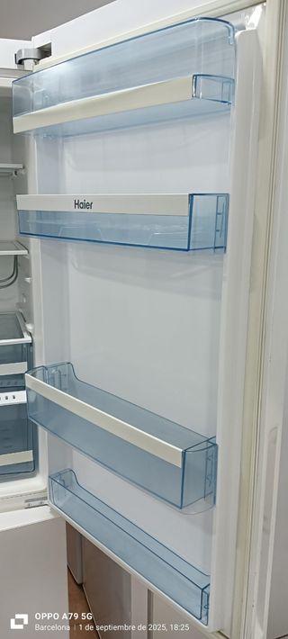 Nevera Haier combi blanca