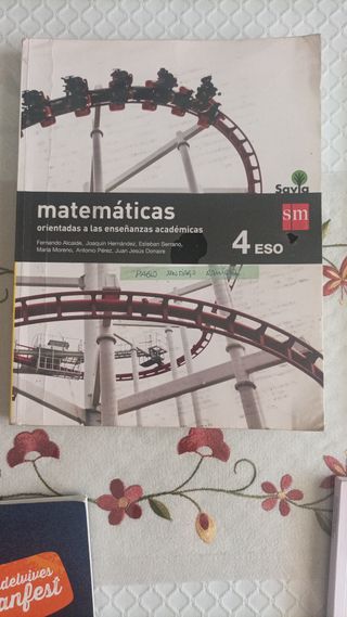 Libro de mates 4 ESO