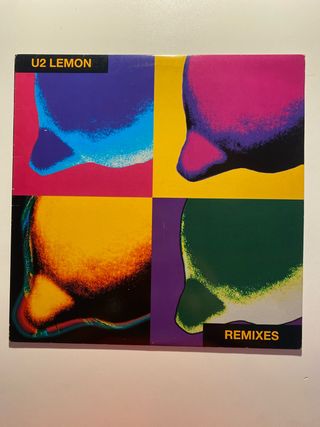 U2, Lemon, singolo 12” vinile giallo trasparente