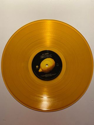 U2, Lemon, singolo 12” vinile giallo trasparente