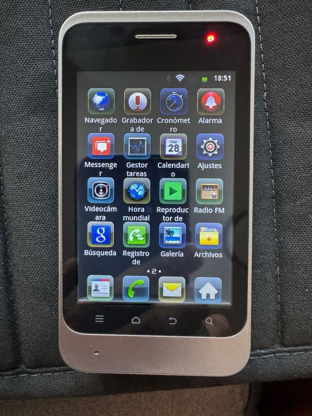 ZTE V788 - Móvil plateado