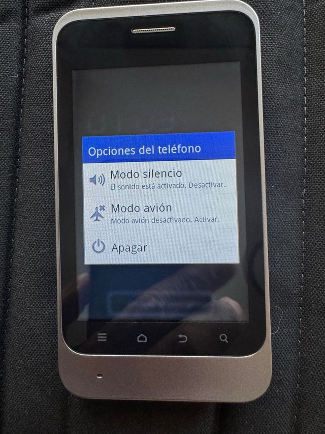 ZTE V788 - Móvil plateado