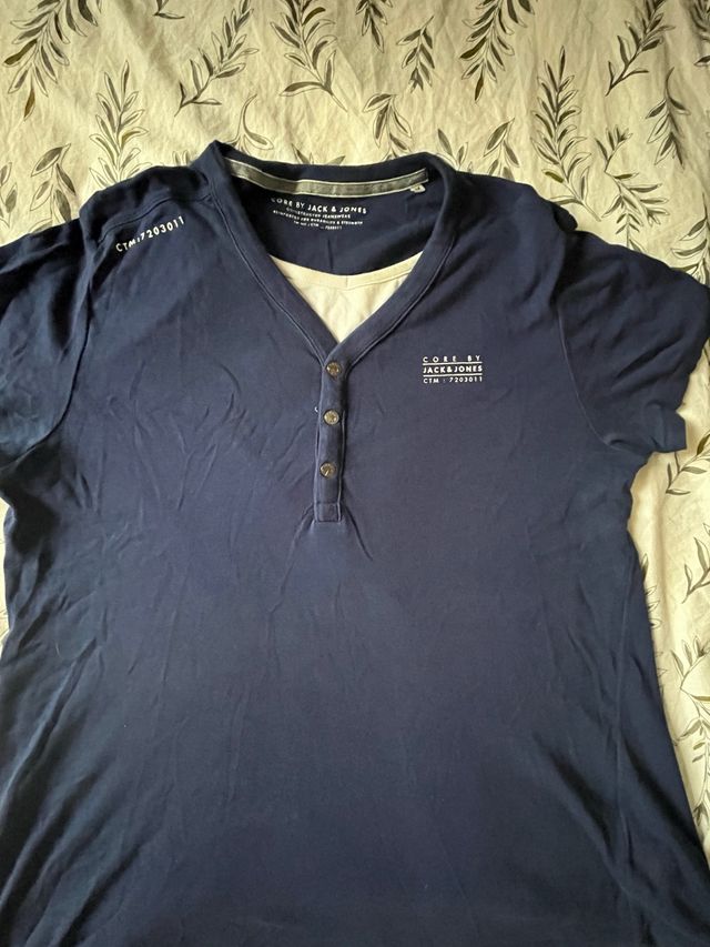 Camiseta Jack & Jones azul marino