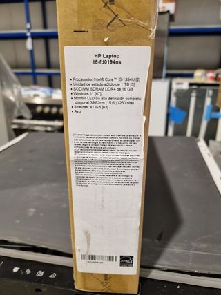 Portátil HP 15.6" FHD Plata