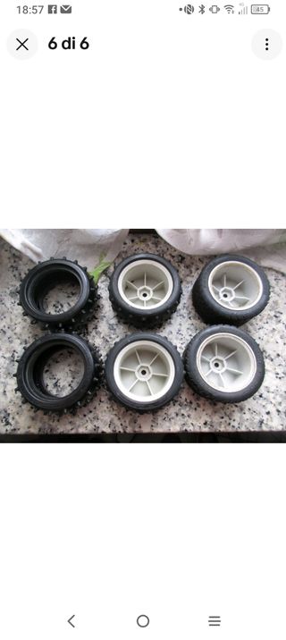 Gomme Tamiya Manta Ray - 6 pezzi