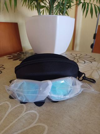 Gafas sol deportivas marrón-azules