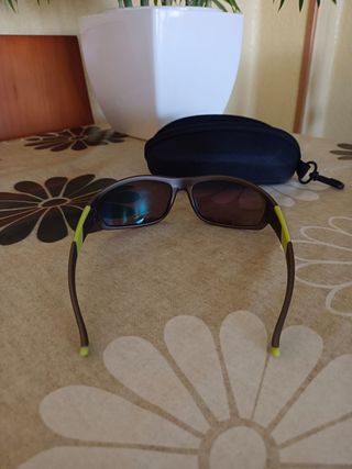 Gafas sol deportivas marrón-azules