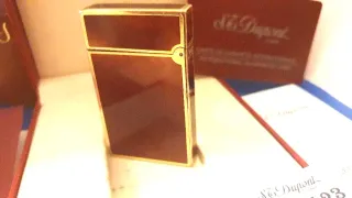 Accendino Dupont: Oro e lacca