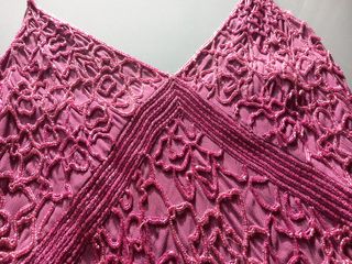 Conjunto de fiesta Vestido color malva en pedrería